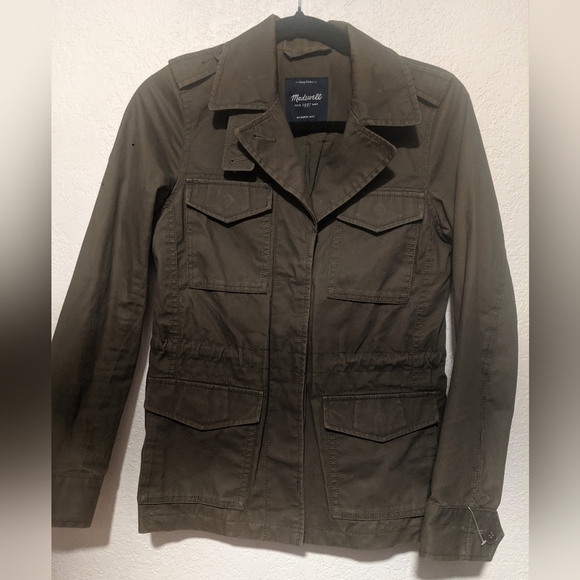 Madewell Khaki Utility Jacket - Picture 1 of 3